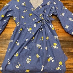 Old Navy smock wrap dress